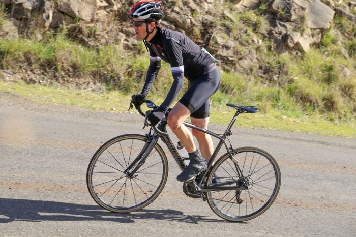 Climbing Glenmore Rd - Hell of the West 2014.